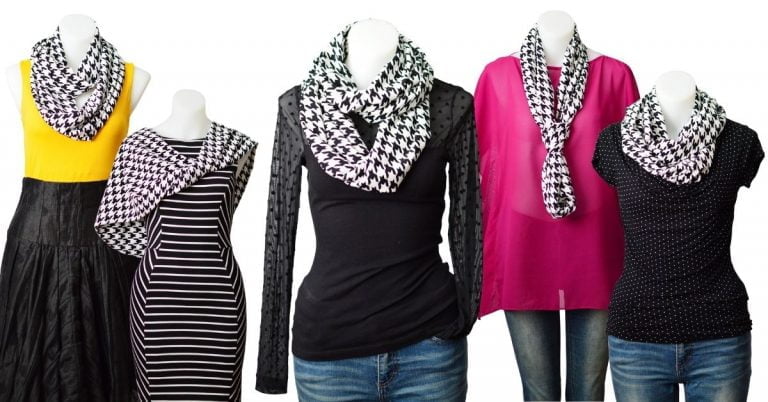 Infinity Scarves Are More Than A Simple Circle: Multiple Ways To Wear Them.